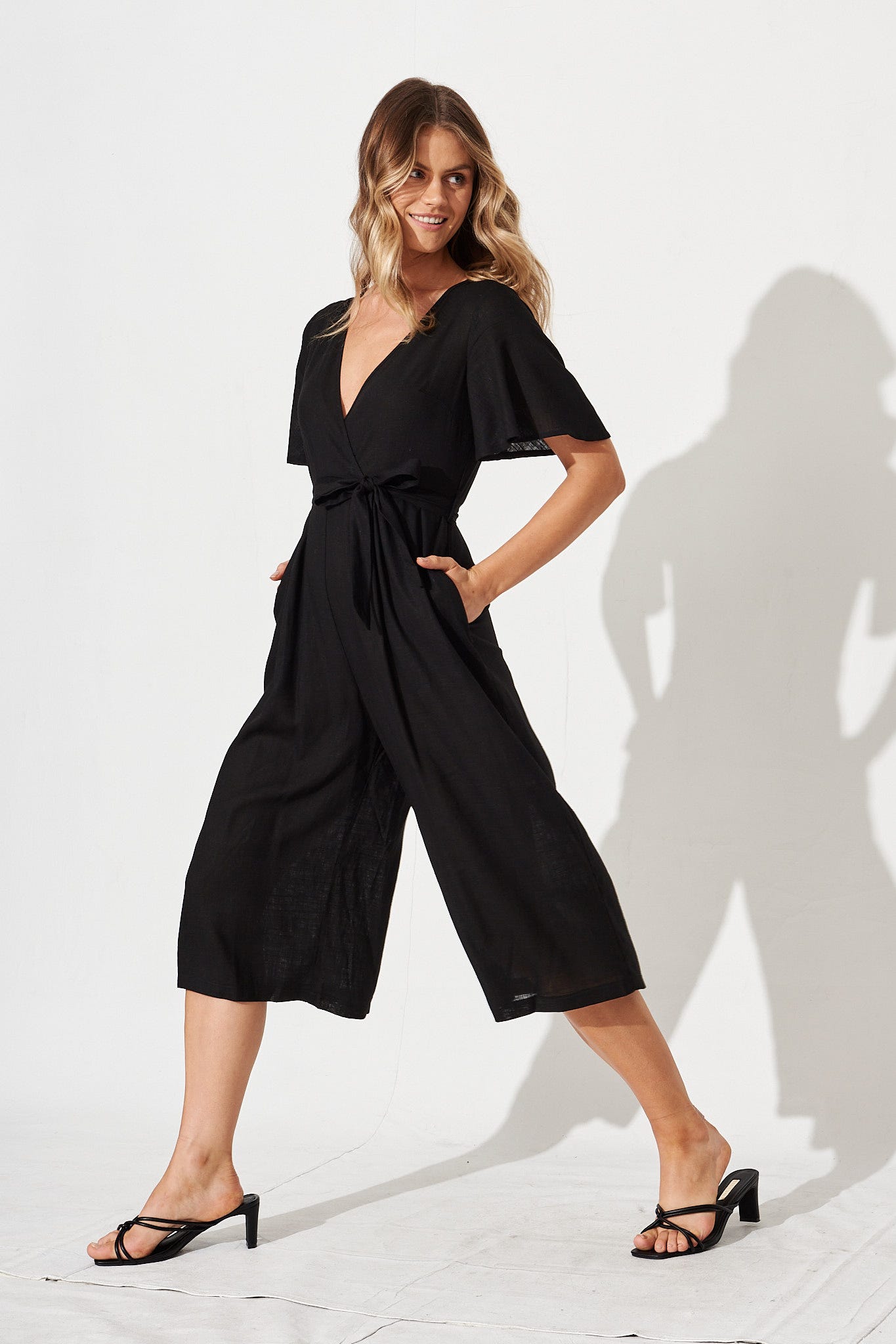 Dream State Jumpsuit in Black – St Frock